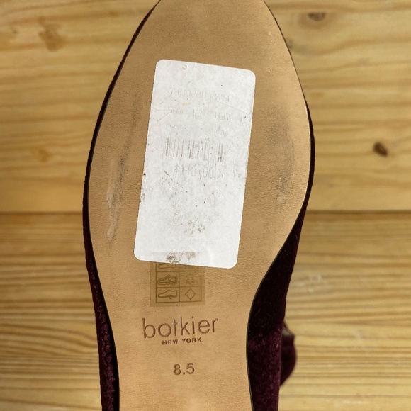 BOTIKER Purple/Maroon Suede Flats - Picture 8 of 8